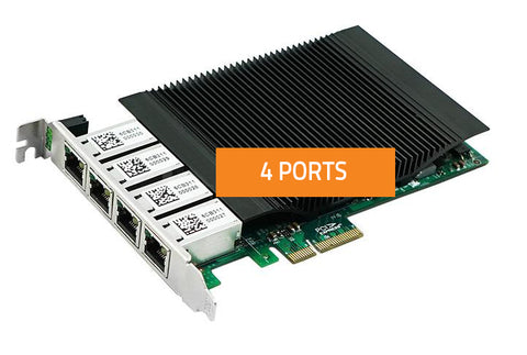 PoE Quad Port Network Card